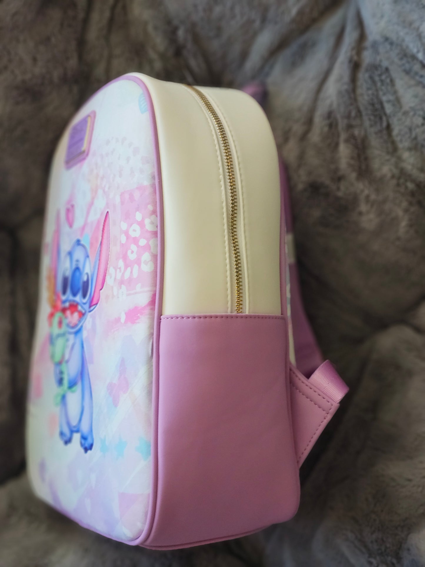 Custom patchwork 626 alien mini backpack
