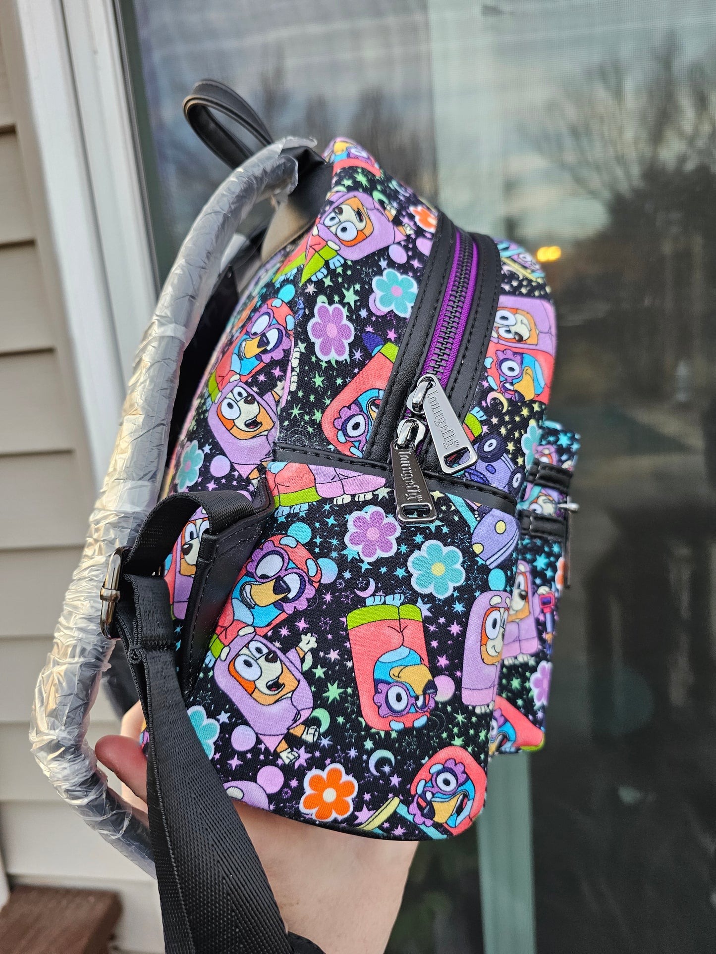 Custom fabric grannies heeler mini backpack